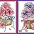 Rose and pansy cake ()(/)