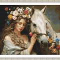 Flower fairy and horse ()