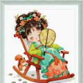 Rocking chair girl ()