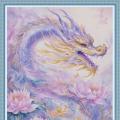 Purple golden dragon ()