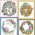 Colorful wreath (/)