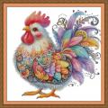 Colorful rooster ()