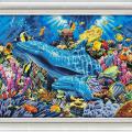 Dolphins in the sea (/)