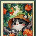 Kitten and fruit (/)