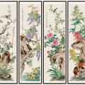 Flower and birds ()