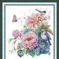 Flower and birds (/)