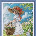 Girl and rabbit (/)