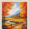 Autumn rice field ()