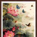 Lotus and butterflies ()