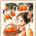 Orange girl ()