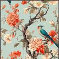 Flower and bird ()