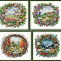 Season in a wreath (/)