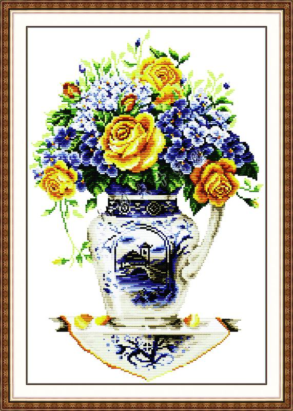 ٻҾ2 ͧԹ : Vase of yellow roses (/)