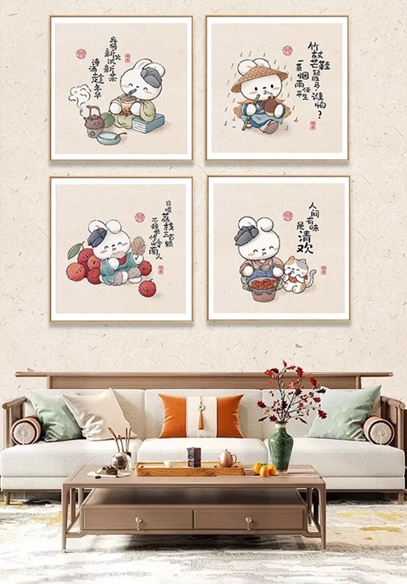 รูปภาพที่#2 ของสินค้า : Rabbit enjoy eating (พิมพ์ลาย) รูปภาพที่2 ของสินค้า : Rabbit enjoy eating (พิมพ์ลาย)