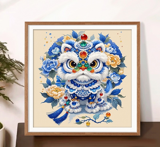 รูปภาพที่#2 ของสินค้า : Lion dance (พิมพ์ลาย) รูปภาพที่2 ของสินค้า : Lion dance (พิมพ์ลาย)