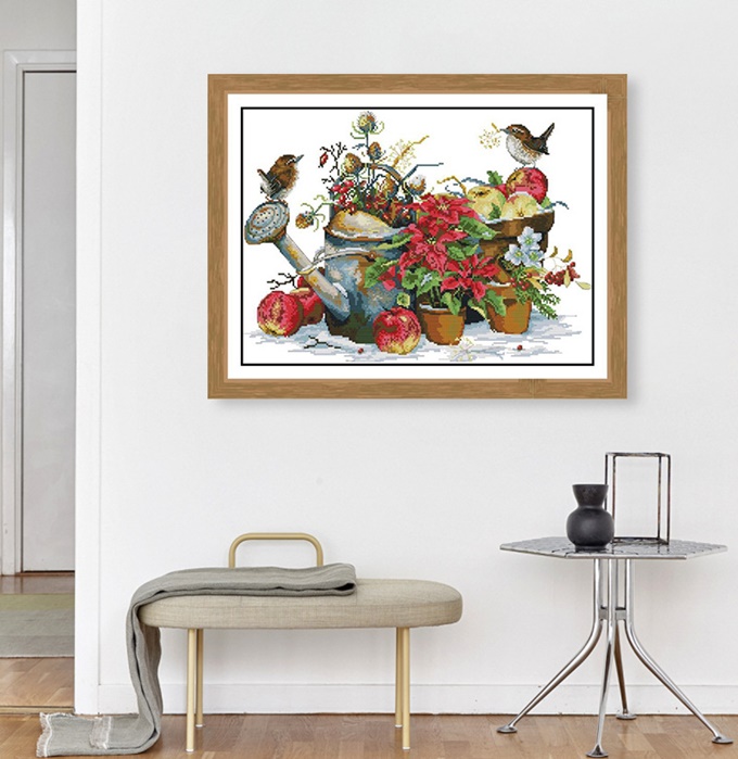 �ٻ�Ҿ���2 �ͧ�Թ��� : Flower pot and birds (�������/��������)