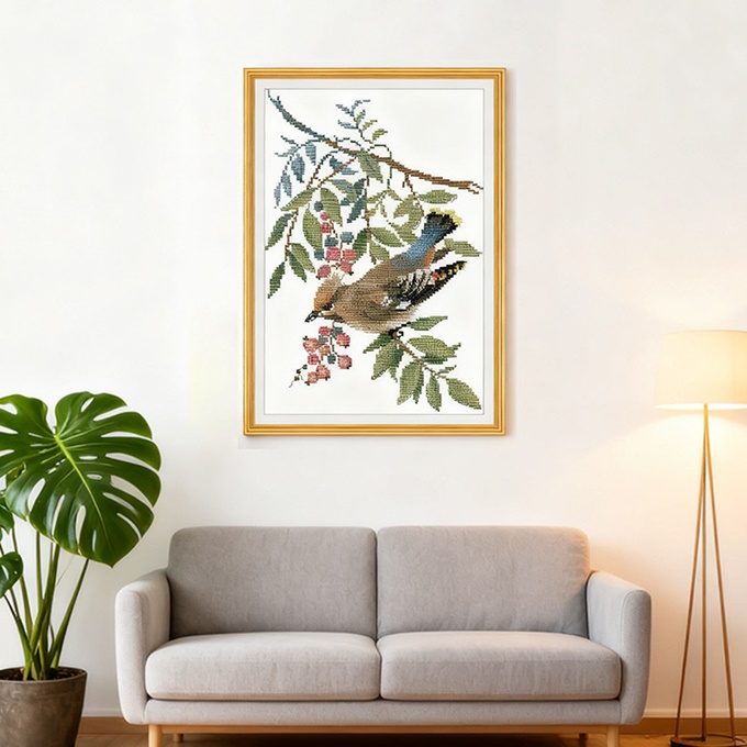 �ٻ�Ҿ���2 �ͧ�Թ��� : Bird on the branch (�������/��������)