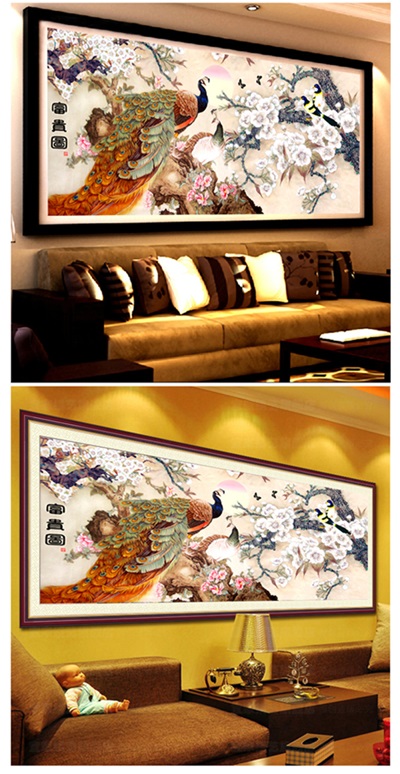 รูปภาพที่#3 ของสินค้า : Peacock,peony,plum (พิมพ์ลาย) รูปภาพที่3 ของสินค้า : Peacock,peony,plum (พิมพ์ลาย)