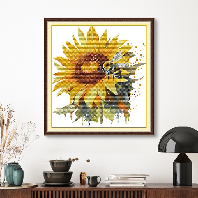 ٻҾ3 ͧԹ : Sunflower and bee (/)