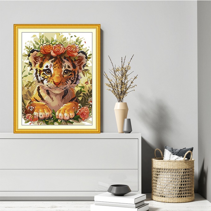 ٻҾ3 ͧԹ : Tiger with flowers (/)