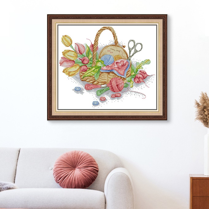 ٻҾ3 ͧԹ : Cross stitch with basket (/)