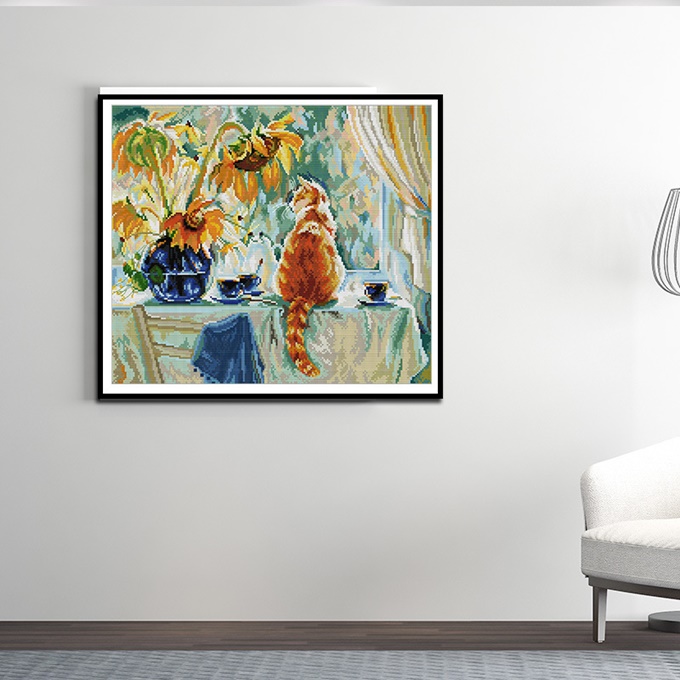 ٻҾ3 ͧԹ : Cat and Sunflower (/)