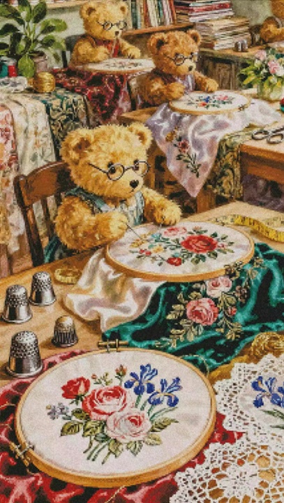 รูปภาพที่#3 ของสินค้า : Bear Embroidery (พิมพ์ลาย) รูปภาพที่3 ของสินค้า : Bear Embroidery (พิมพ์ลาย)