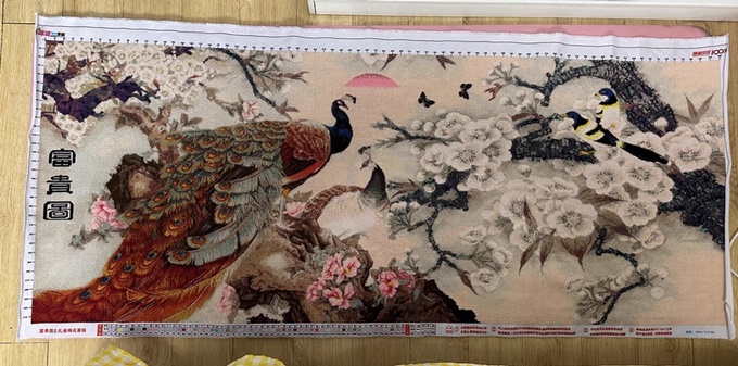 รูปภาพที่#4 ของสินค้า : Peacock,peony,plum (พิมพ์ลาย) รูปภาพที่4 ของสินค้า : Peacock,peony,plum (พิมพ์ลาย)