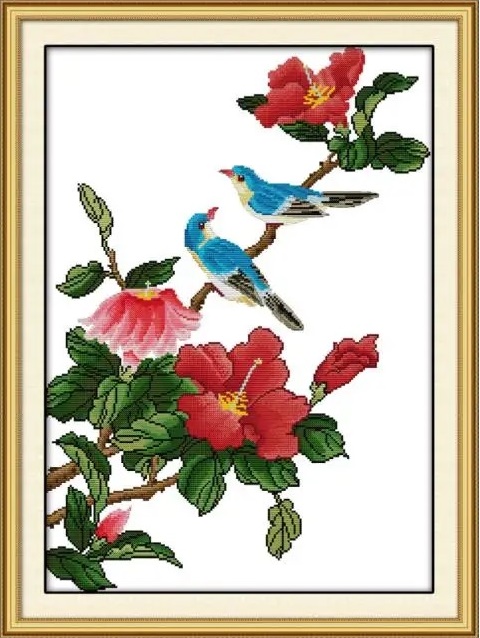 ٻҾ4 ͧԹ : Birds and flower (/)