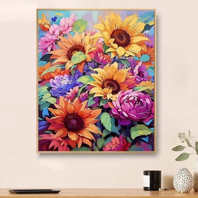 ٻҾ4 ͧԹ : Colorful sunflower ()