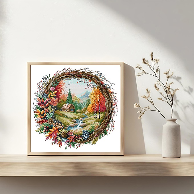 รูปภาพที่#4 ของสินค้า : Season in a wreath (ไม่พิมพ์/พิมพ์ลาย) รูปภาพที่4 ของสินค้า : Season in a wreath (ไม่พิมพ์/พิมพ์ลาย)