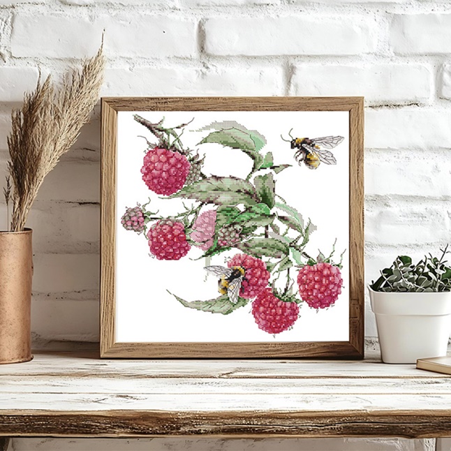 รูปภาพที่#4 ของสินค้า : Flower, bees, butterflies, berries (ไม่พิมพ์/พิมพ์ลาย) รูปภาพที่4 ของสินค้า : Flower, bees, butterflies, berries (ไม่พิมพ์/พิมพ์ลาย)