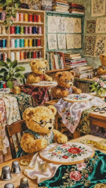 รูปภาพที่#4 ของสินค้า : Bear Embroidery (พิมพ์ลาย) รูปภาพที่4 ของสินค้า : Bear Embroidery (พิมพ์ลาย)