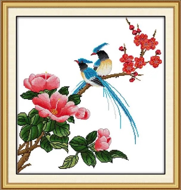 ٻҾ5 ͧԹ : Birds and flower (/)